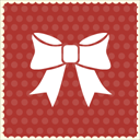 ribbon christmas icon